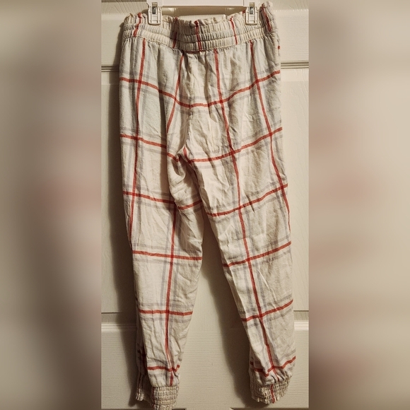 Aerie Plaid Flannel Pajama Lounge Pants, Jogger, Small - Picture 3 of 3